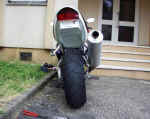 30-06-2000 cbr 900 montage du passage de roue Ermax