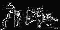 Commande de gaz et d'embrayge et connection lectrique des commodos